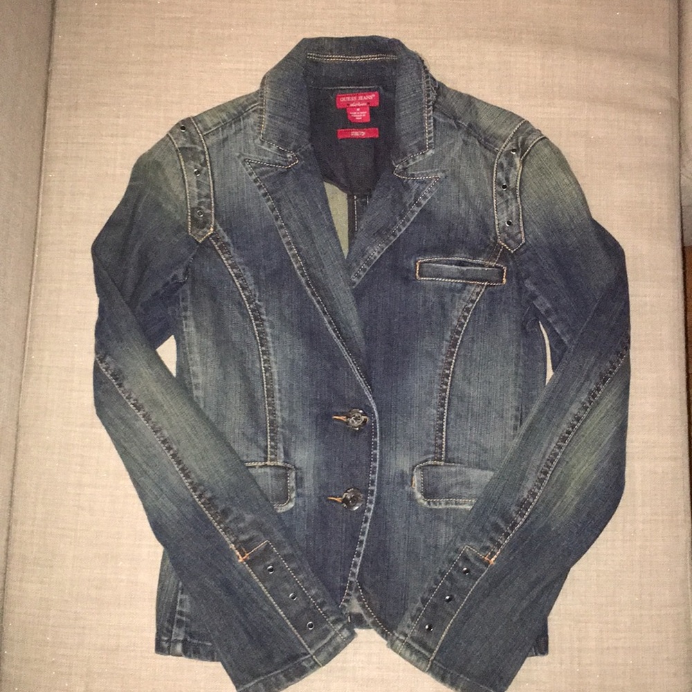 Guess Jean Blazer